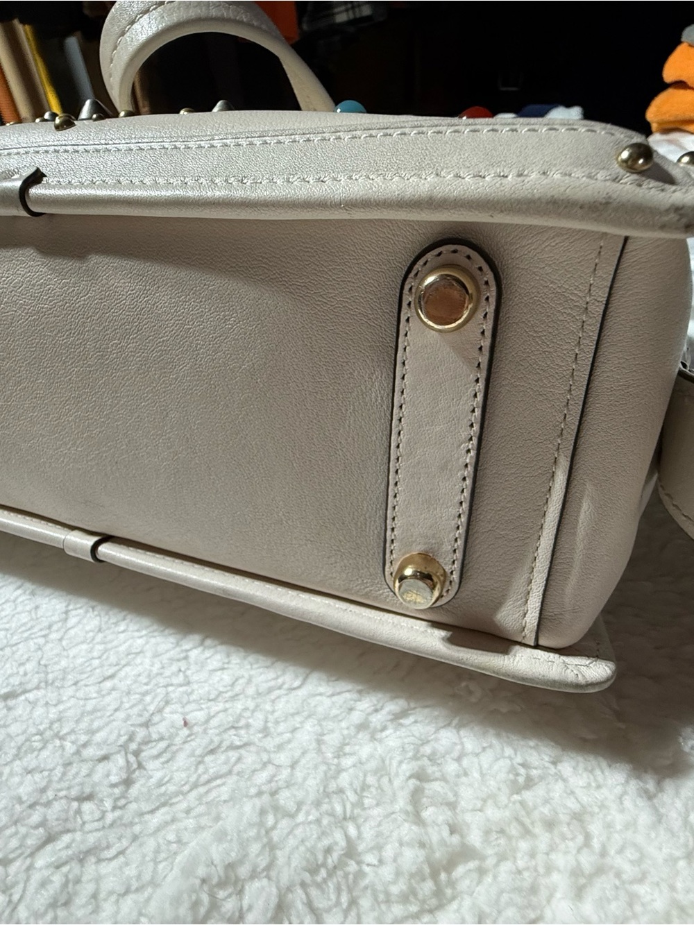 Coach Western Collection Dreamer & Matching Wallet RARE RIVETS & STUDDED!! LN - Picture 11 of 17